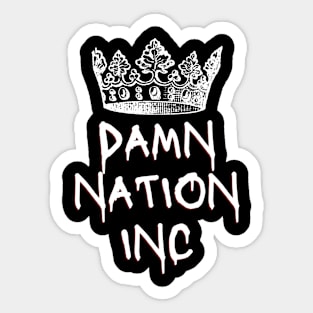 Damn Nation Inc Badge shirt Sticker